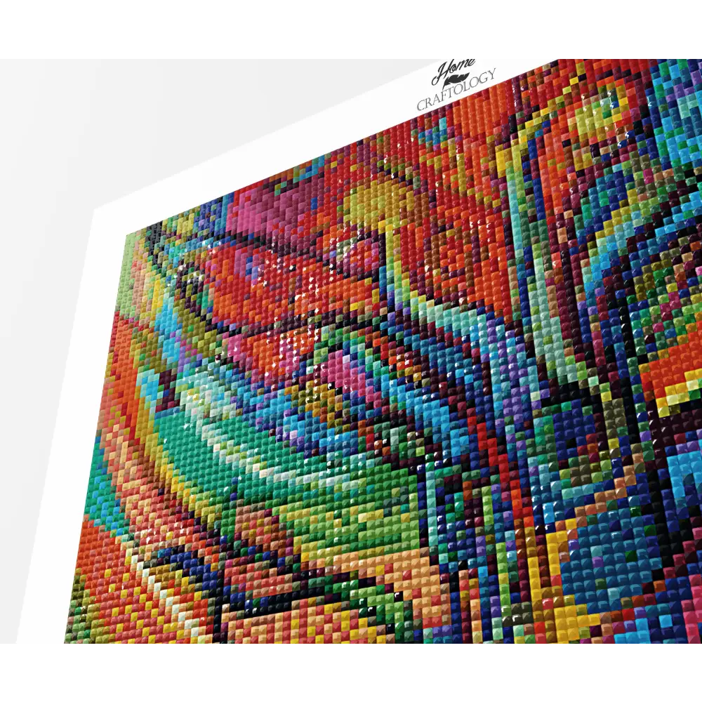 Tree with Colorful Background - Premium Diamond Painting Kit - Diamond Painting Kit