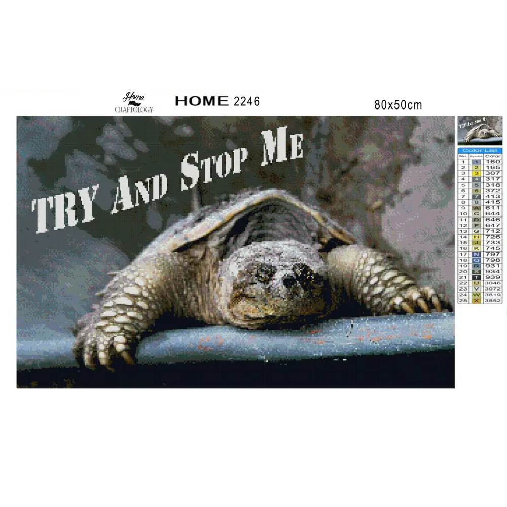 Try and Stop Me - Premium Diamond Painting Kit - Diamond Painting Kit