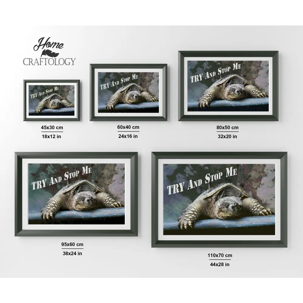 Try and Stop Me - Premium Diamond Painting Kit - Diamond Painting Kit