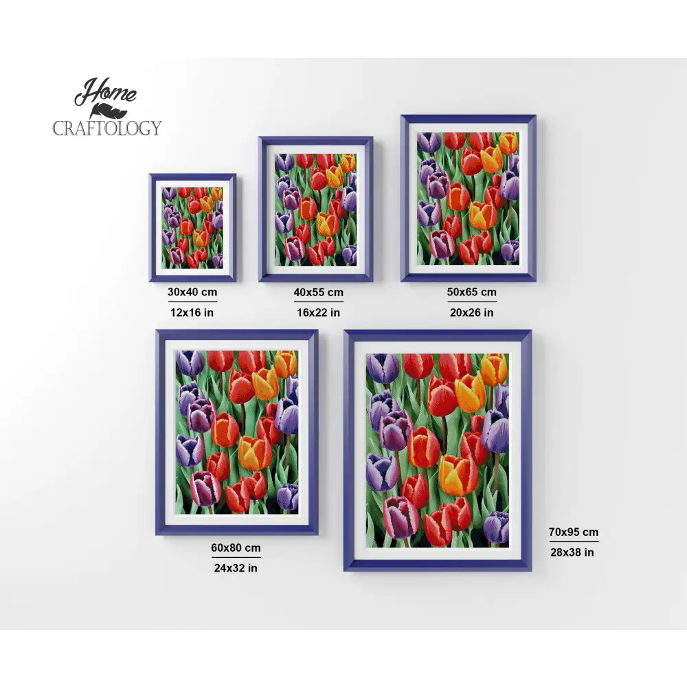 Tulips Painting - Premium Diamond Painting Kit - Diamond Painting Kit