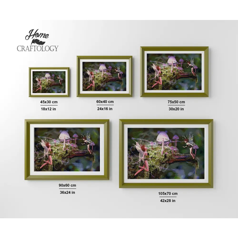 Two Fairies- Premium Diamond Painting Kit - Diamond Painting Kit