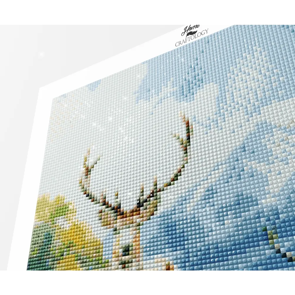 Two Stags - Exclusive Premium Diamond Painting Kit - Diamond Painting Kit