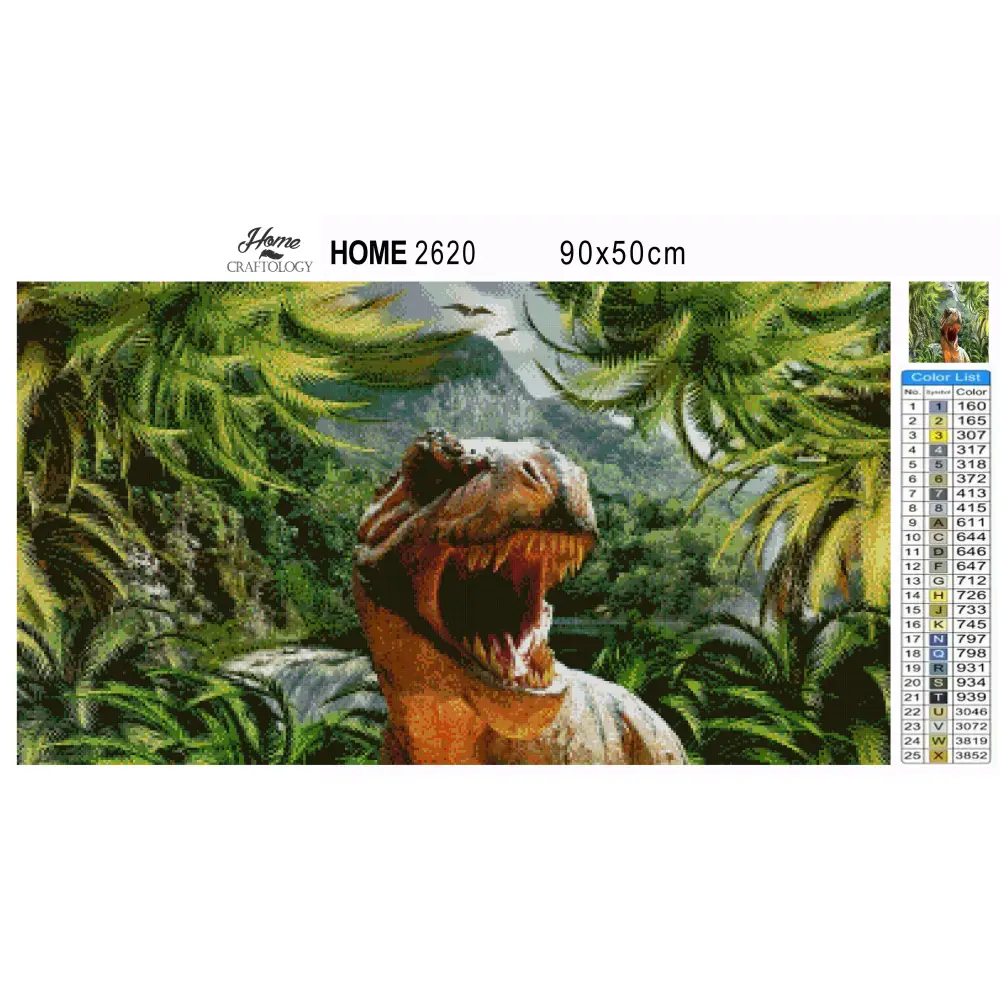 Tyrannosaurus Rex - Premium Diamond Painting Kit - Diamond Painting Kit