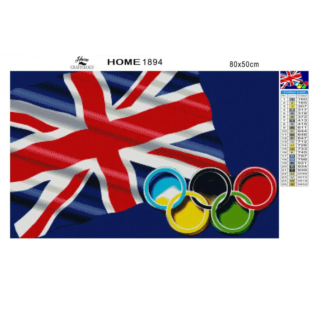 UK Olympics - Premium Diamond Painting Kit - Diamond Painting Kit
