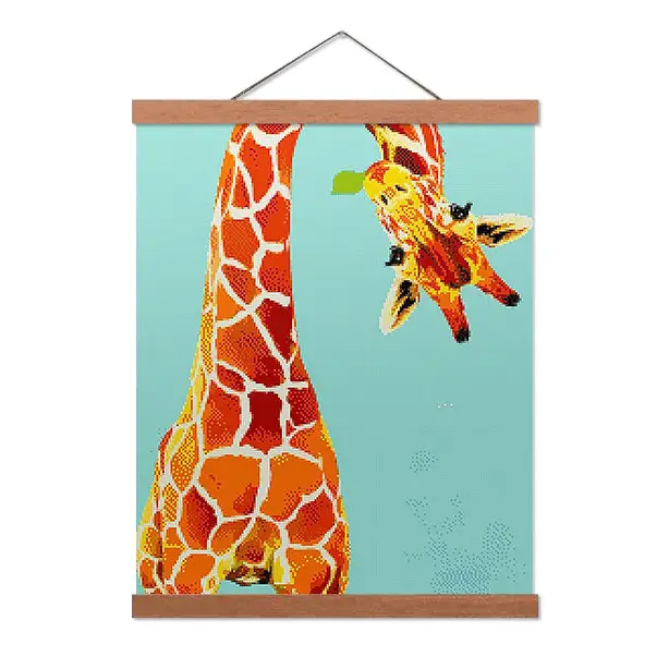 Upside Down Giraffe - Exclusive Premium Diamond Painting Kit - Diamond Painting Kit