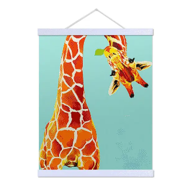 Upside Down Giraffe - Exclusive Premium Diamond Painting Kit - Diamond Painting Kit