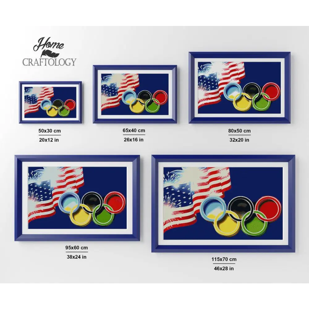 USA Olympics - Premium Diamond Painting Kit - Diamond Painting Kit