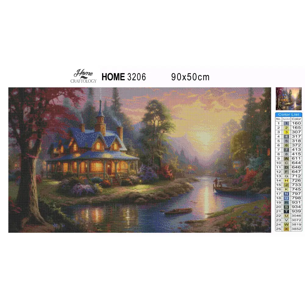 Vacation Home - Exclusive Premium Diamond Painting Kit - Diamond Painting Kit