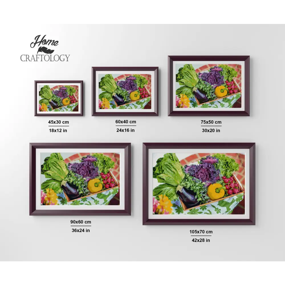 Vegetables - Premium Diamond Painting Kit - Diamond Painting Kit
