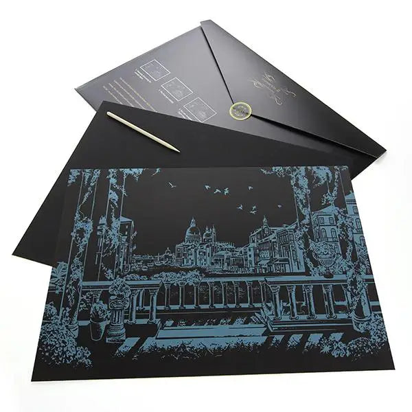 Venice Italy - Scratch Painting Kit - Scratch Painting