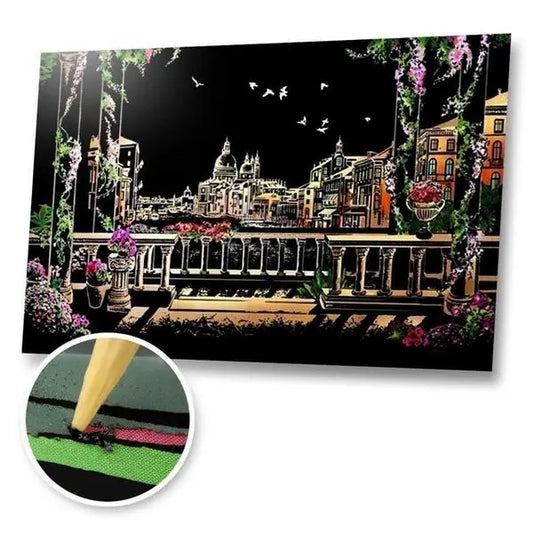 Venice Italy - Scratch Painting Kit - Scratch Painting