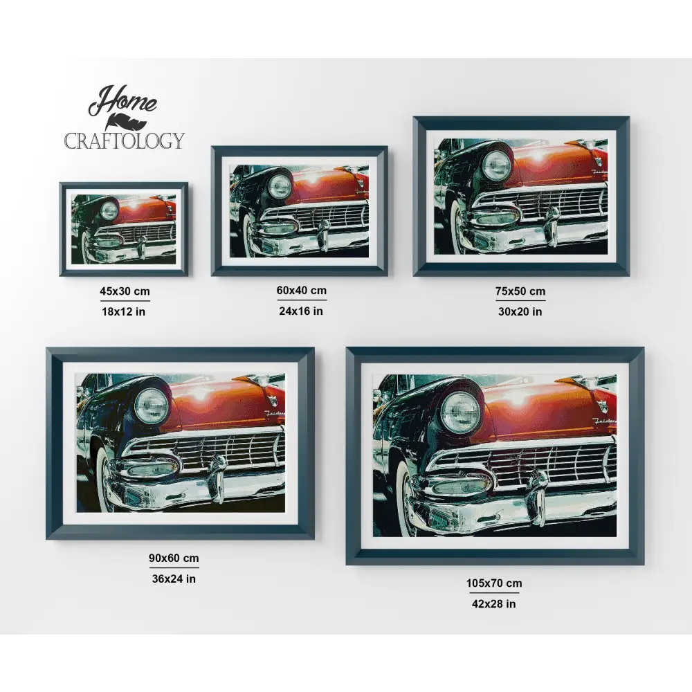 Vintage Retro - Premium Diamond Painting Kit - Diamond Painting Kit