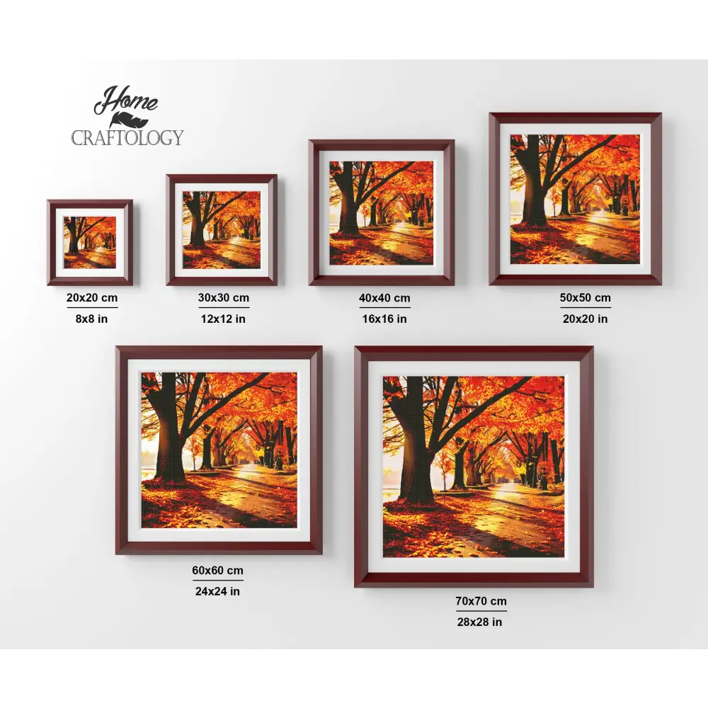 Walk along the Trees - Exclusive Premium Diamond Painting Kit - Diamond Painting Kit