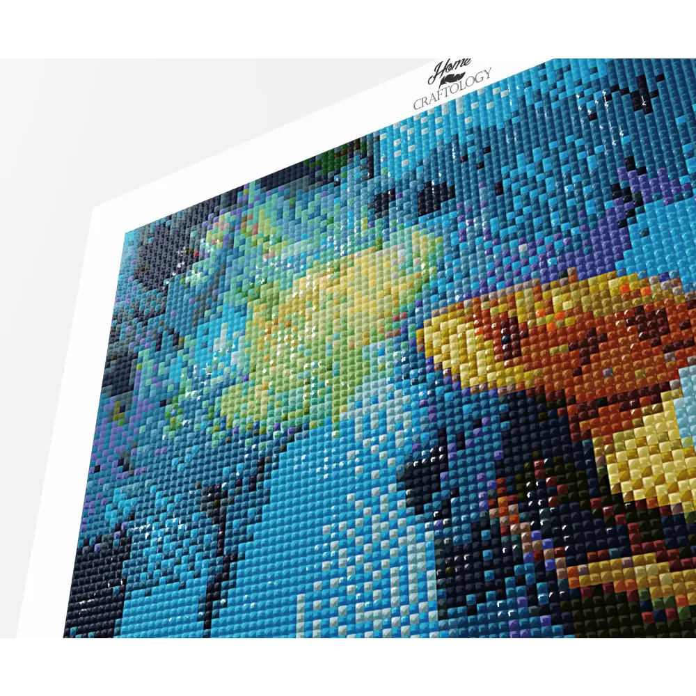 Walking in the Rain - Premium Diamond Painting Kit - Diamond Painting Kit