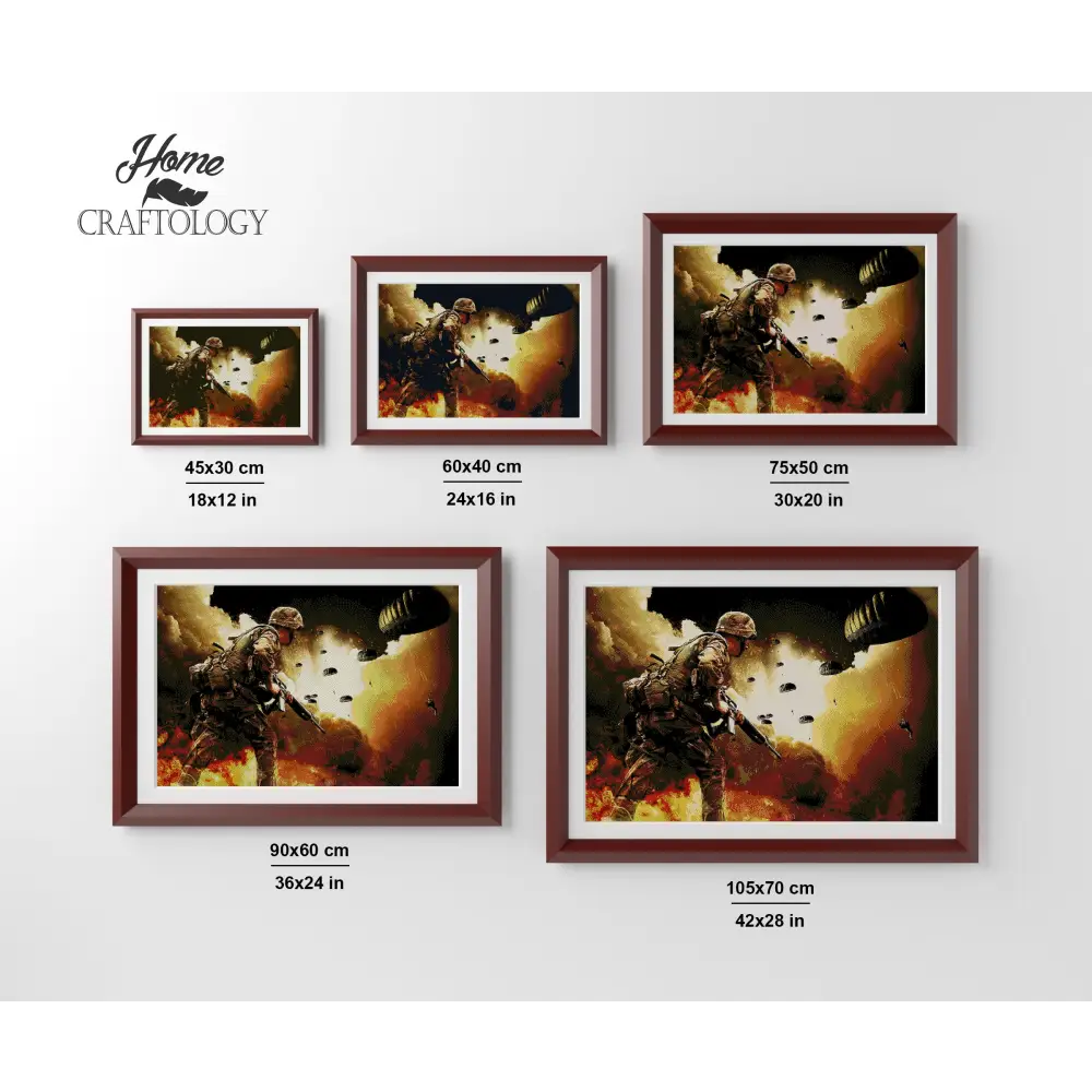 War Zone - Premium Diamond Painting Kit - Diamond Painting Kit