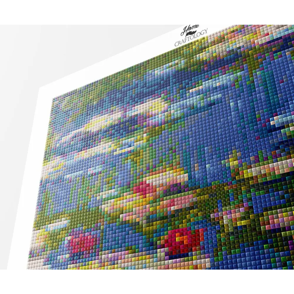 Water Lilies Painting - Premium Diamond Painting Kit - Diamond Painting Kit