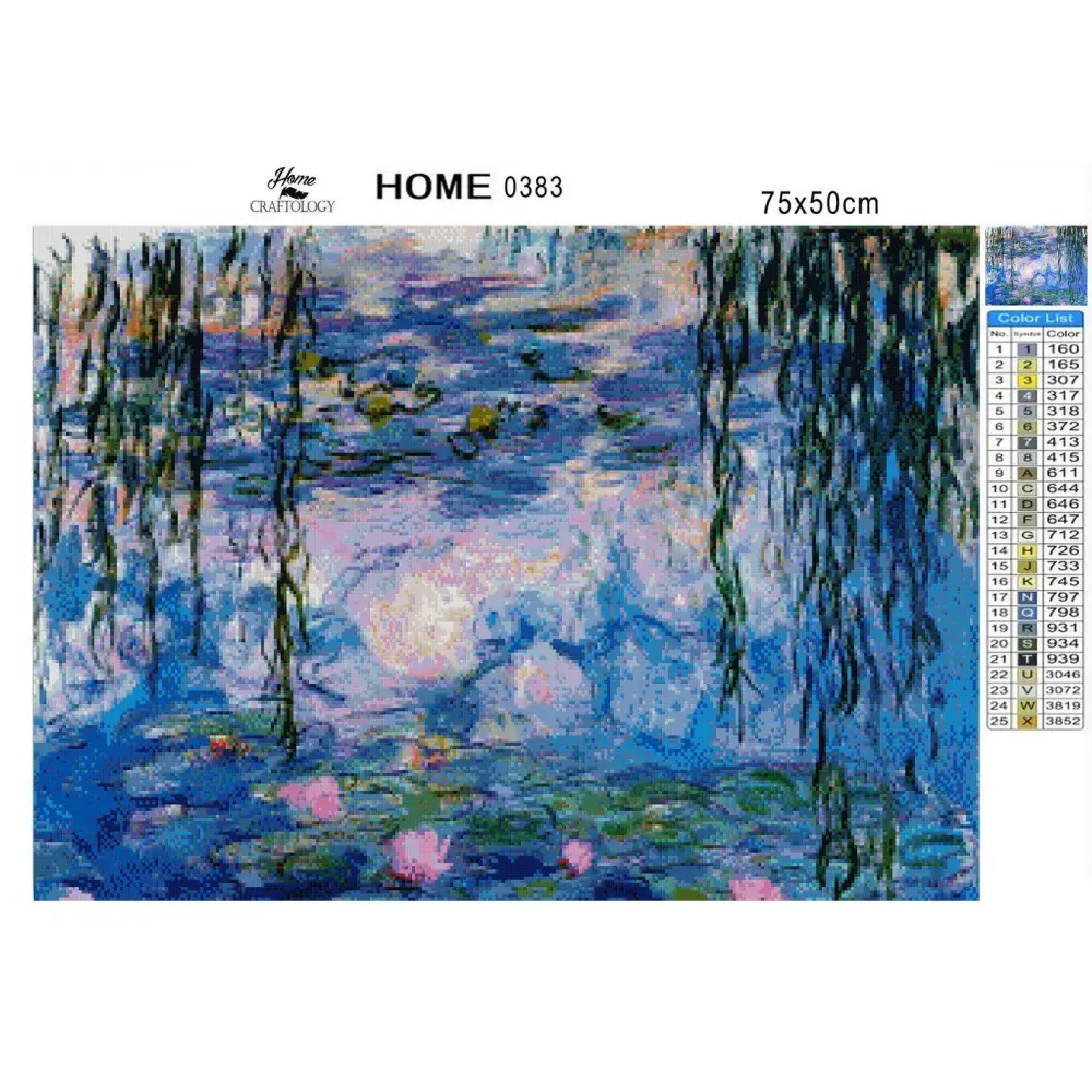 Water Lilies - Premium Diamond Painting Kit - Diamond Painting Kit