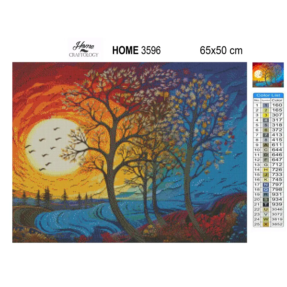 Waves of Sunset - Exclusive Premium Diamond Painting Kit - Diamond Painting Kit