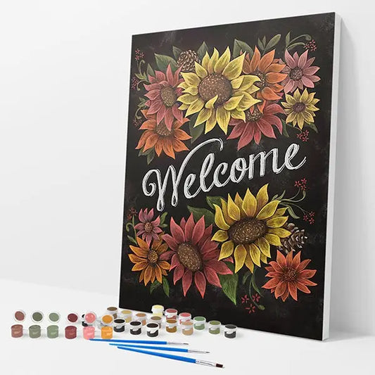 Welcome Kit - Paint By Numbers - 30x40cm / 12x16’’ / No Frame - Paint By Numbers