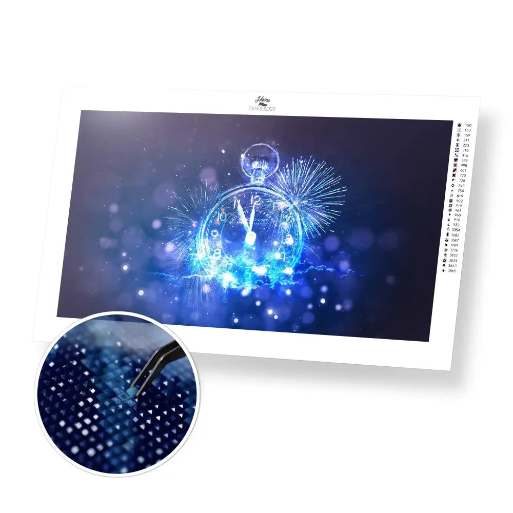 When the Clock Strikes 12 - Premium Diamond Painting Kit - 70x40cm / 28x16’’ / Square (Most Popular) - Diamond Painting