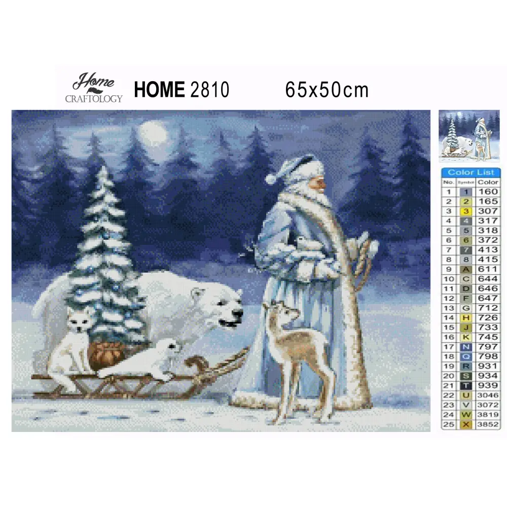 White Christmas - Premium Diamond Painting Kit - Diamond Painting Kit