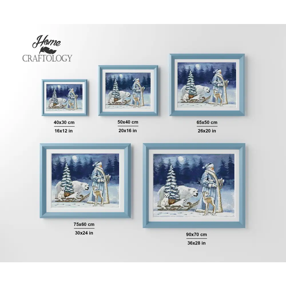 White Christmas - Premium Diamond Painting Kit - Diamond Painting Kit