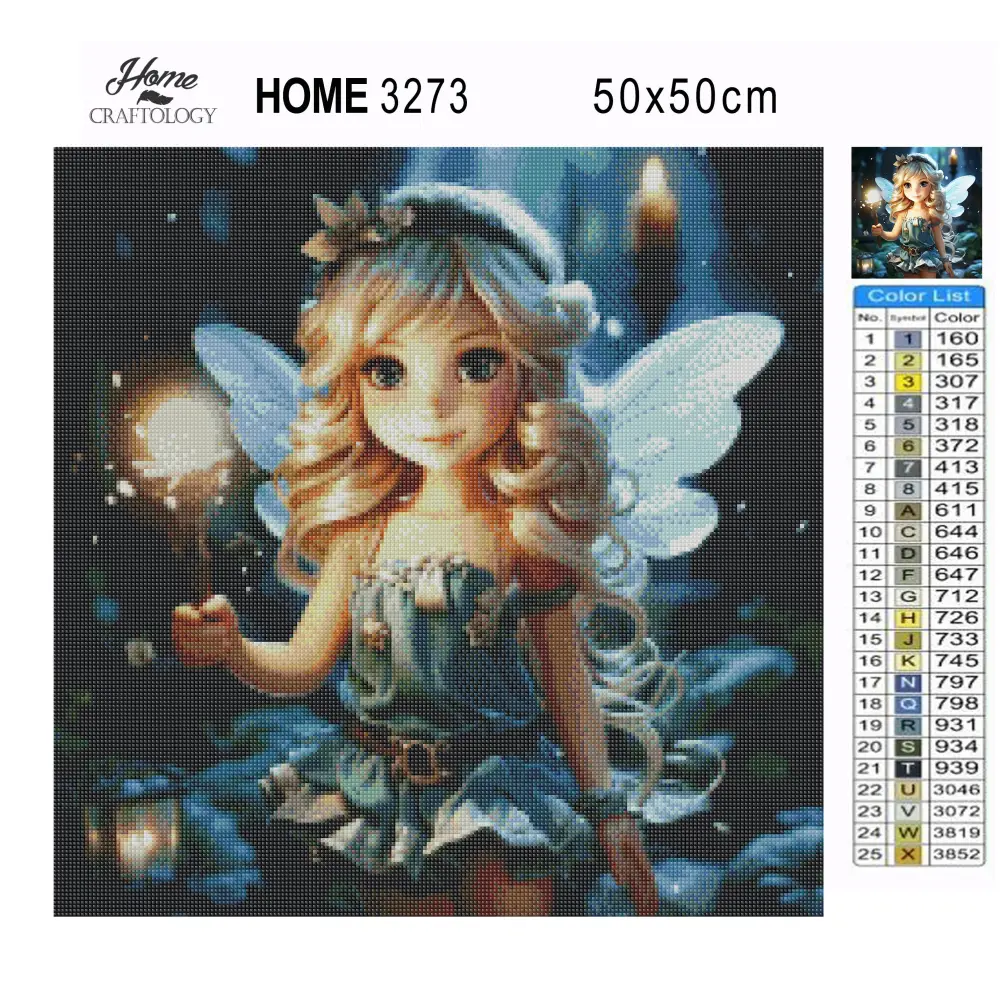 White Fairy - Exclusive Premium Diamond Painting Kit - Diamond Painting Kit