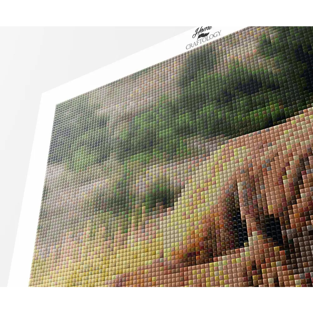 White Rhinos - Premium Diamond Painting Kit - Diamond Painting Kit