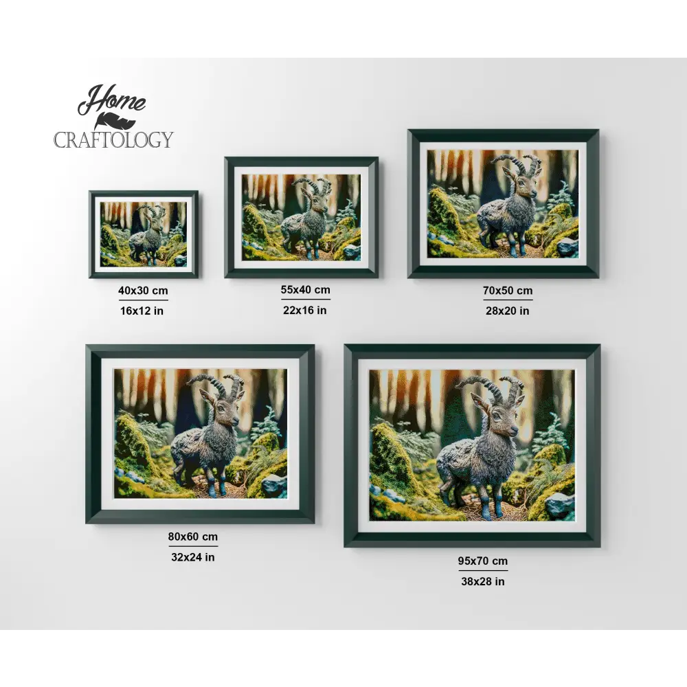 Wild Goat - Premium Diamond Painting Kit - Diamond Painting Kit