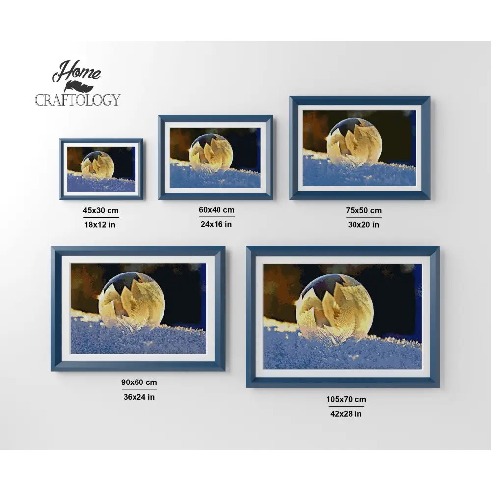 Winter Bubble - Premium Diamond Painting Kit - Diamond Painting Kit