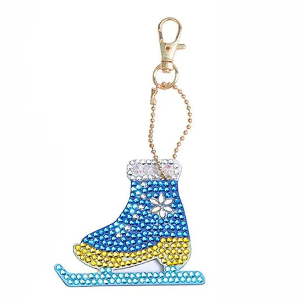 Winter - Diamond Painting Keychain - Keychain
