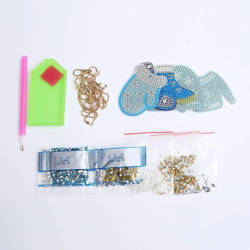 Winter - Diamond Painting Keychain - Keychain