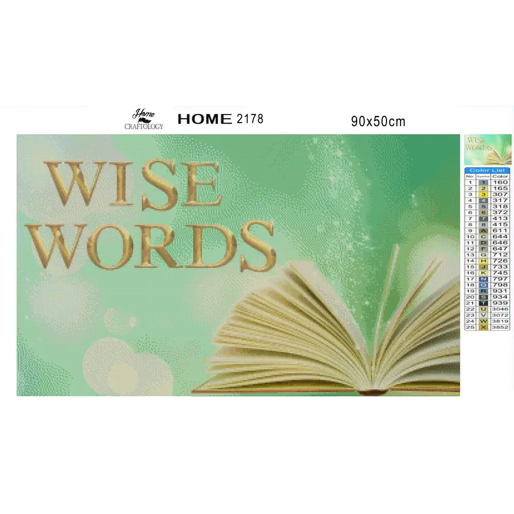Wise Words - Premium Diamond Painting Kit - Diamond Painting Kit