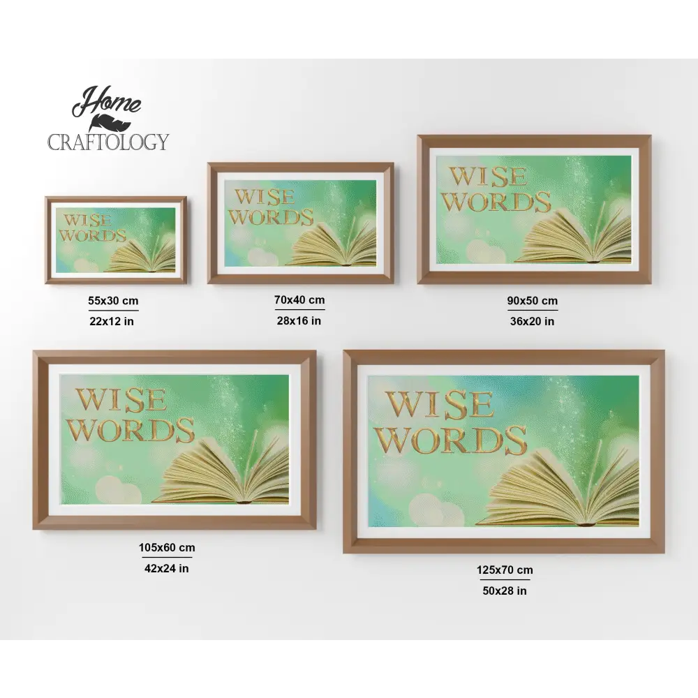 Wise Words - Premium Diamond Painting Kit - Diamond Painting Kit