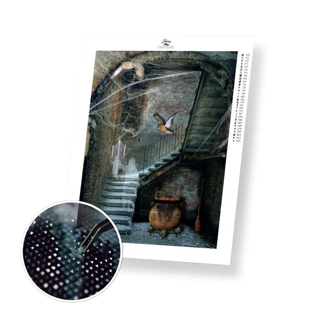 Witchcraft - Premium Diamond Painting Kit - 30x40cm / 12x16’’ / Square (Most Popular) - Diamond Painting Kit