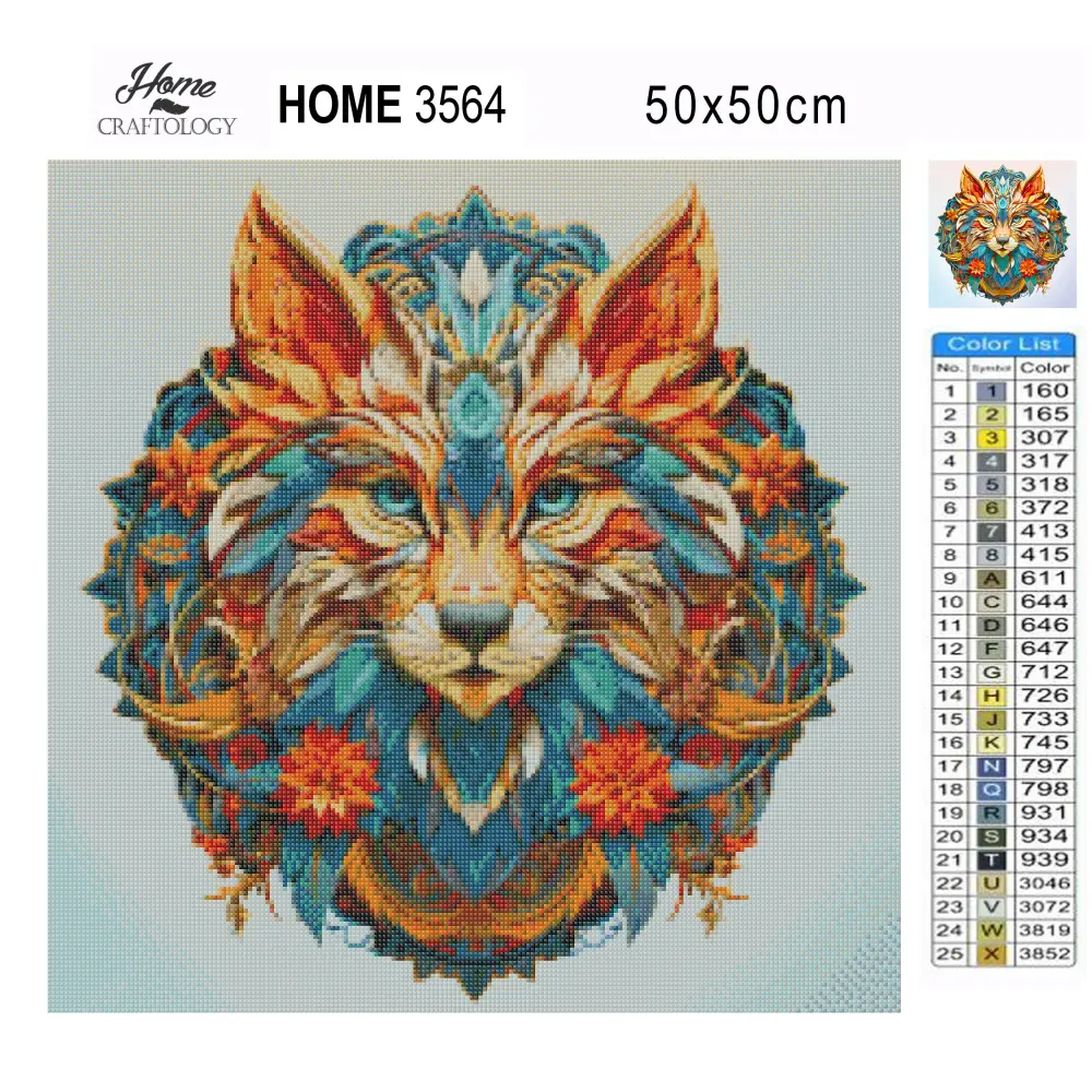 Wolf Mandala - Exclusive Premium Diamond Painting Kit - Diamond Painting Kit