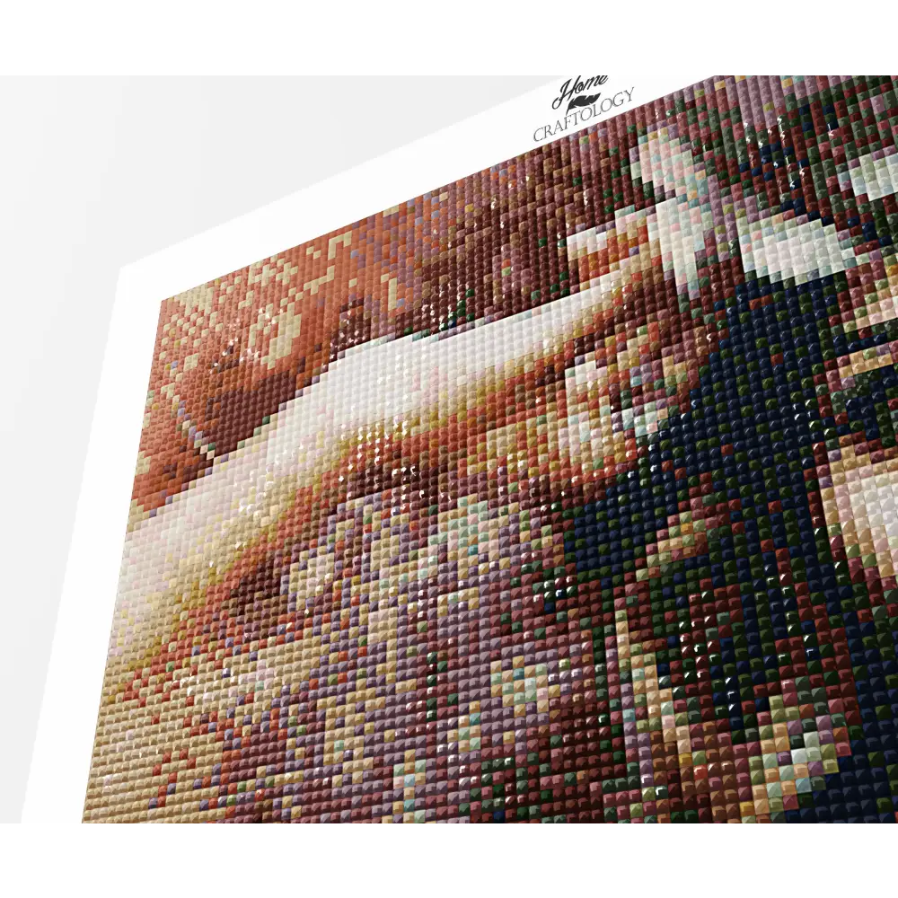 Woman and Leaves - Premium Diamond Painting Kit - Diamond Painting Kit