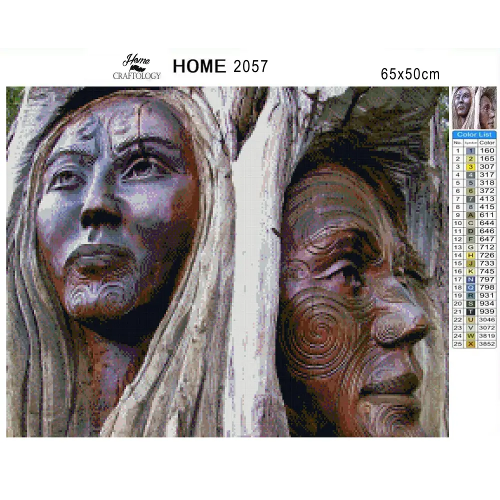 Wood Carving - Premium Diamond Painting Kit - Diamond Painting Kit