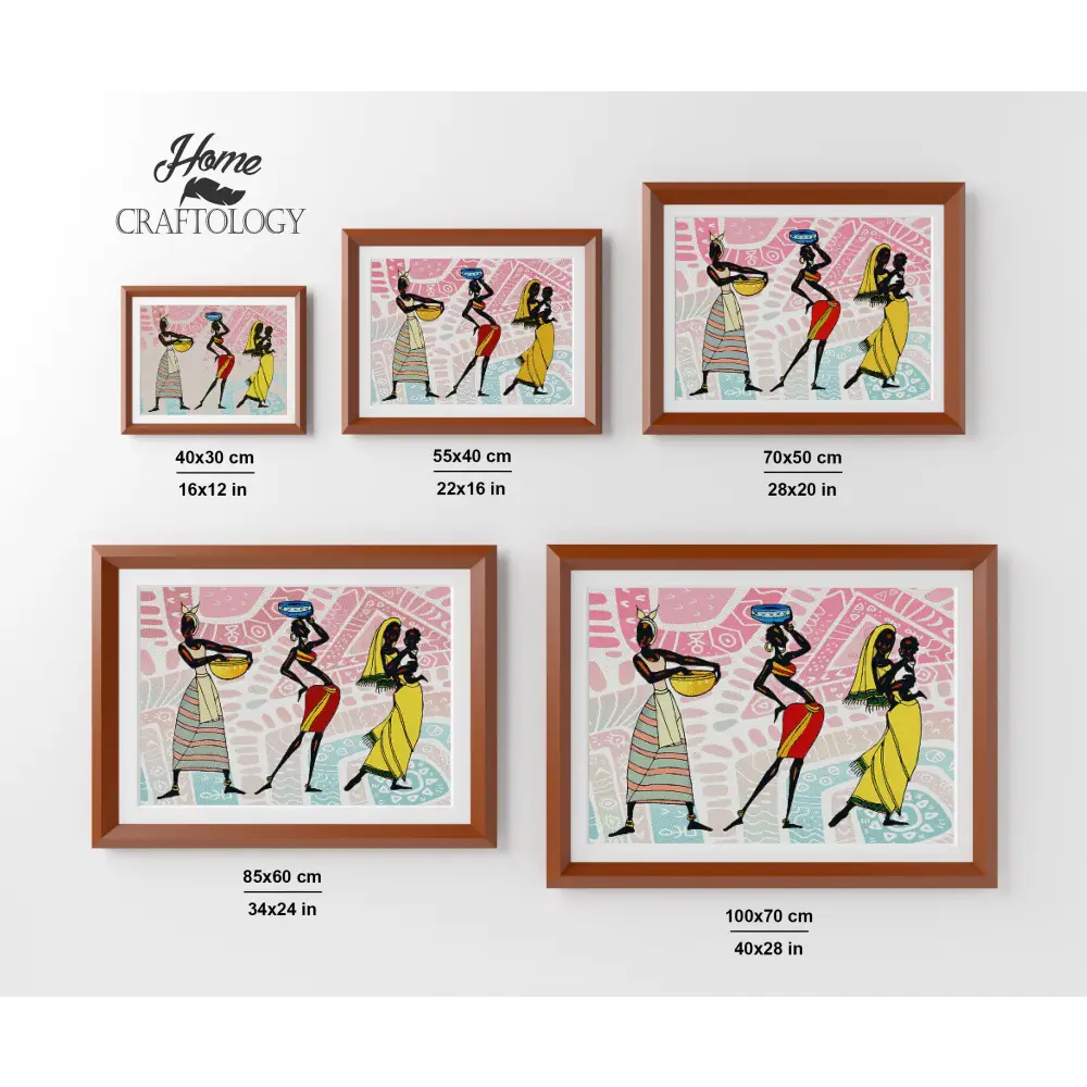 Working Women - Premium Diamond Painting Kit - Diamond Painting Kit