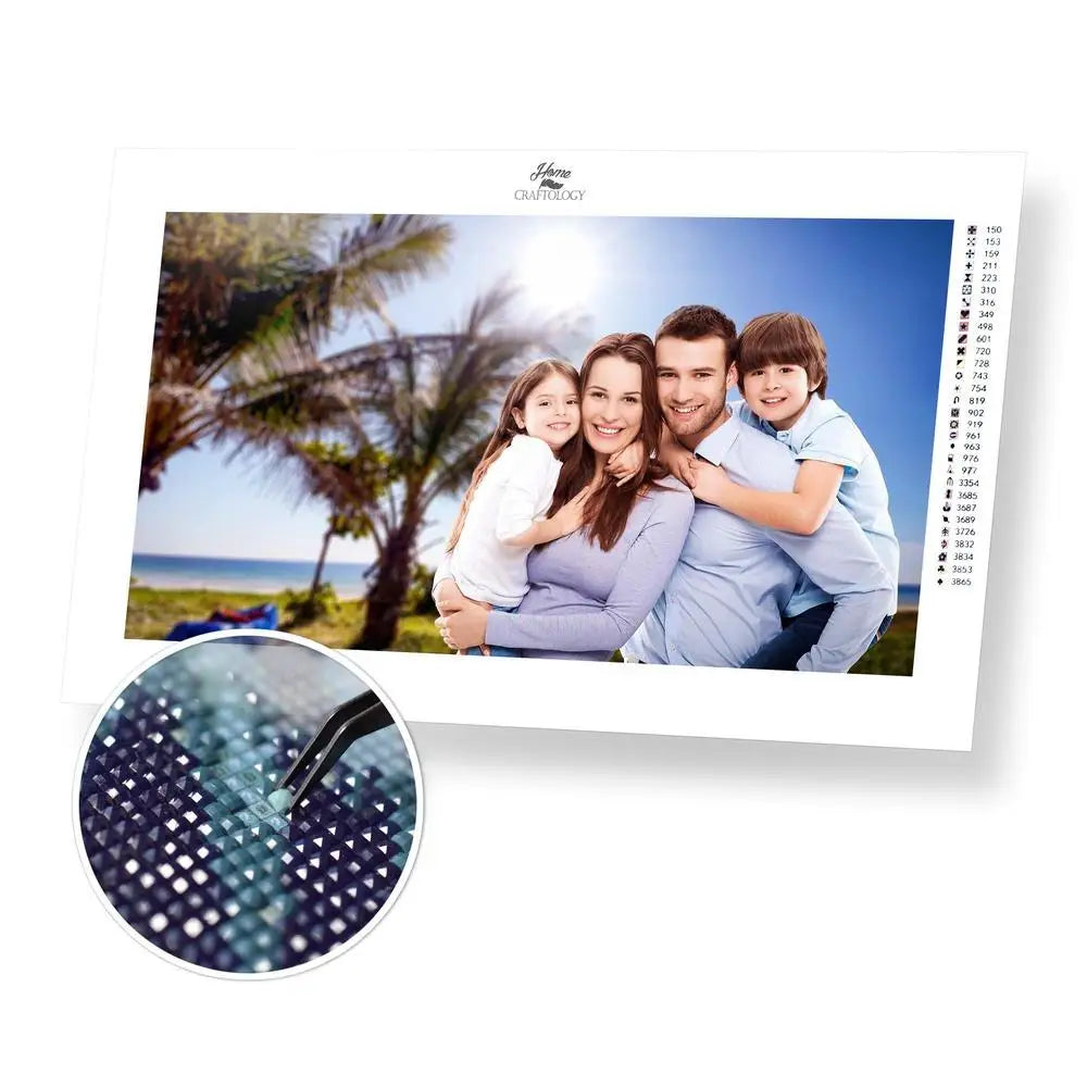 Worlds Best Customized Diamond Painting - 30x30cm / 12x12’’ / Square (Most Popular) / No Frame - Custom Diamond