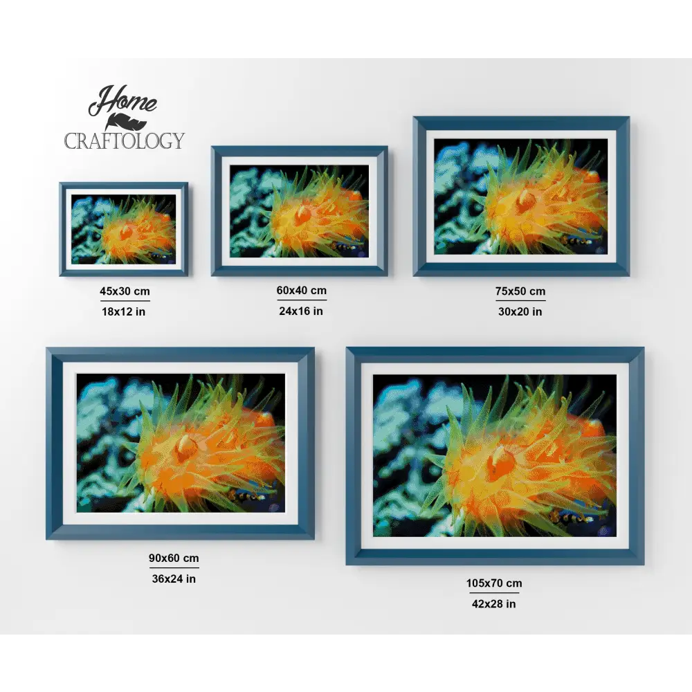 Yellow Coral - Premium Diamond Painting Kit - Diamond Painting Kit