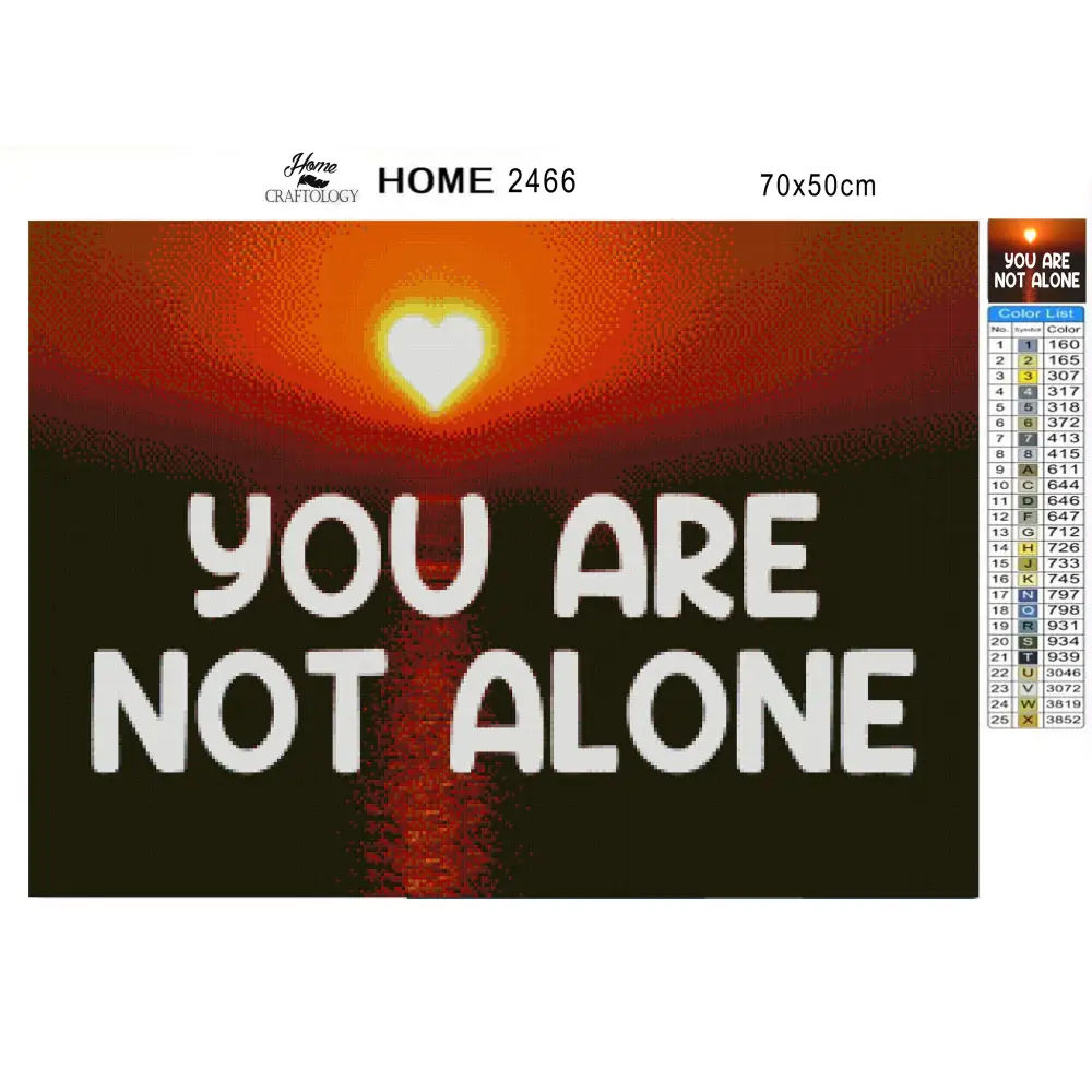 You are Not Alone - Premium Diamond Painting Kit - Diamond Painting Kit