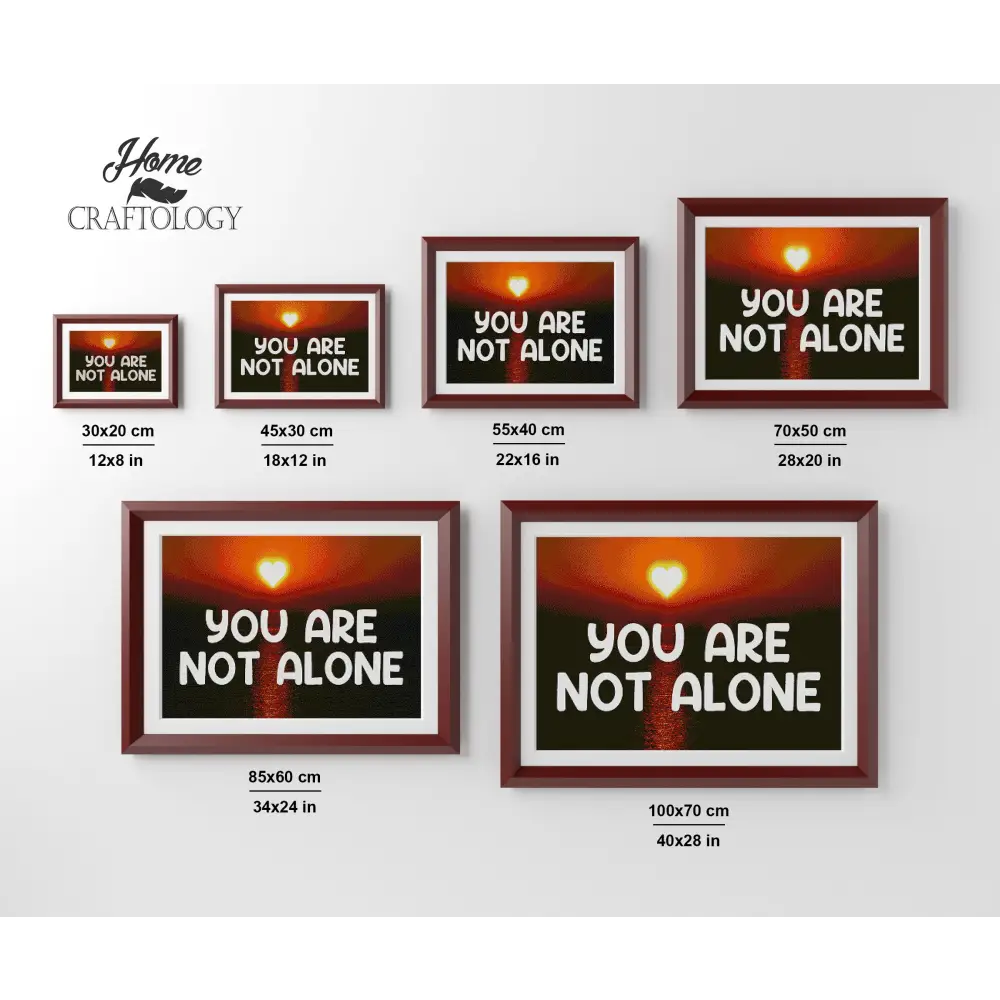 You are Not Alone - Premium Diamond Painting Kit - Diamond Painting Kit