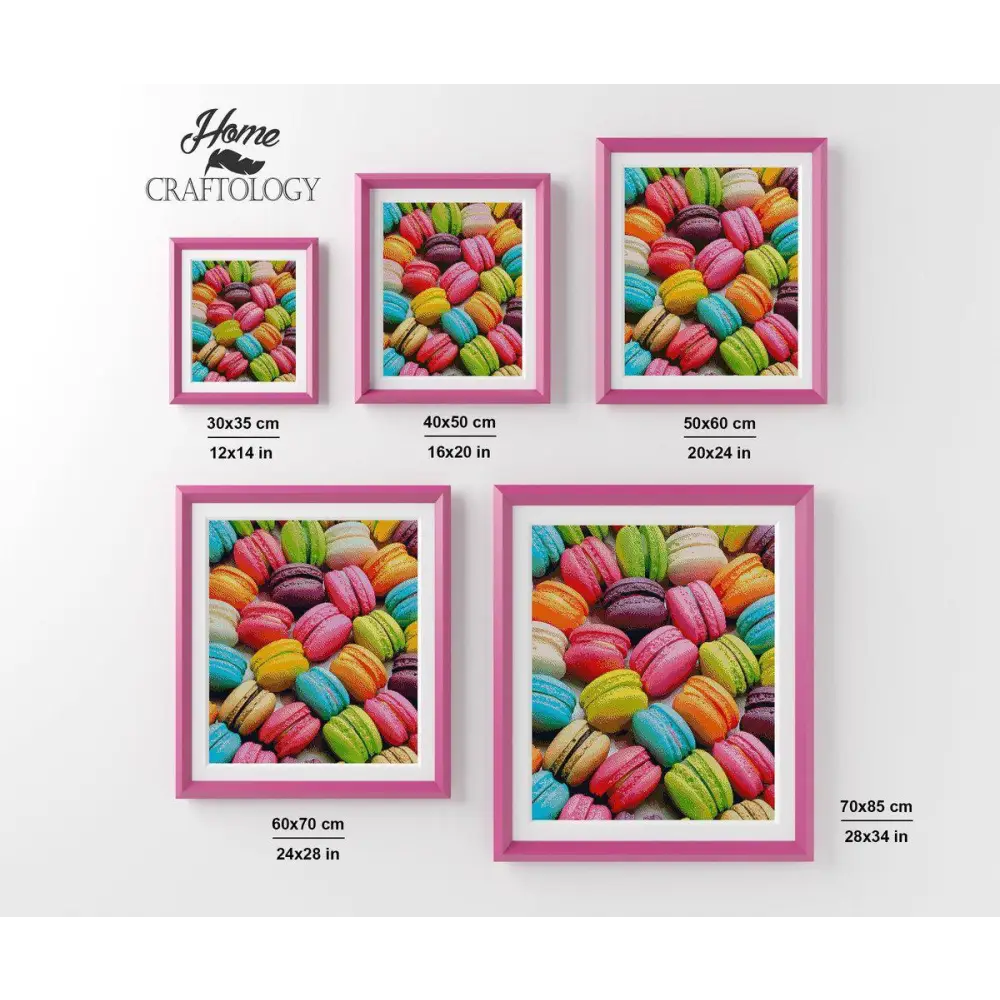 Yummy Macarons - Exclusive Premium Diamond Painting Kit - Diamond Painting Kit
