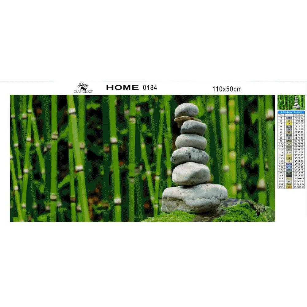 Zen Rocks - Diamond Painting Kit - Home Craftology
