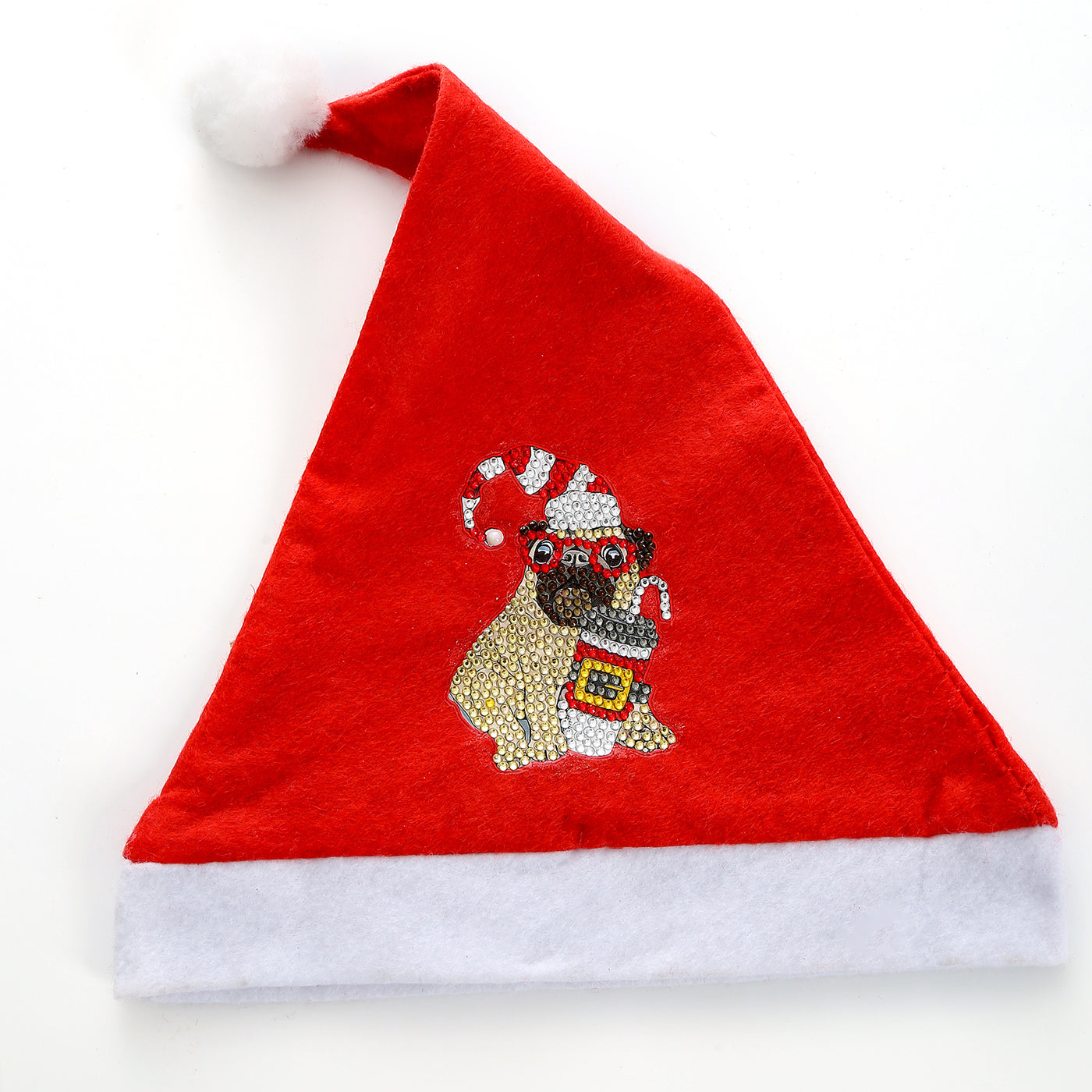 Pug - Christmas Hat