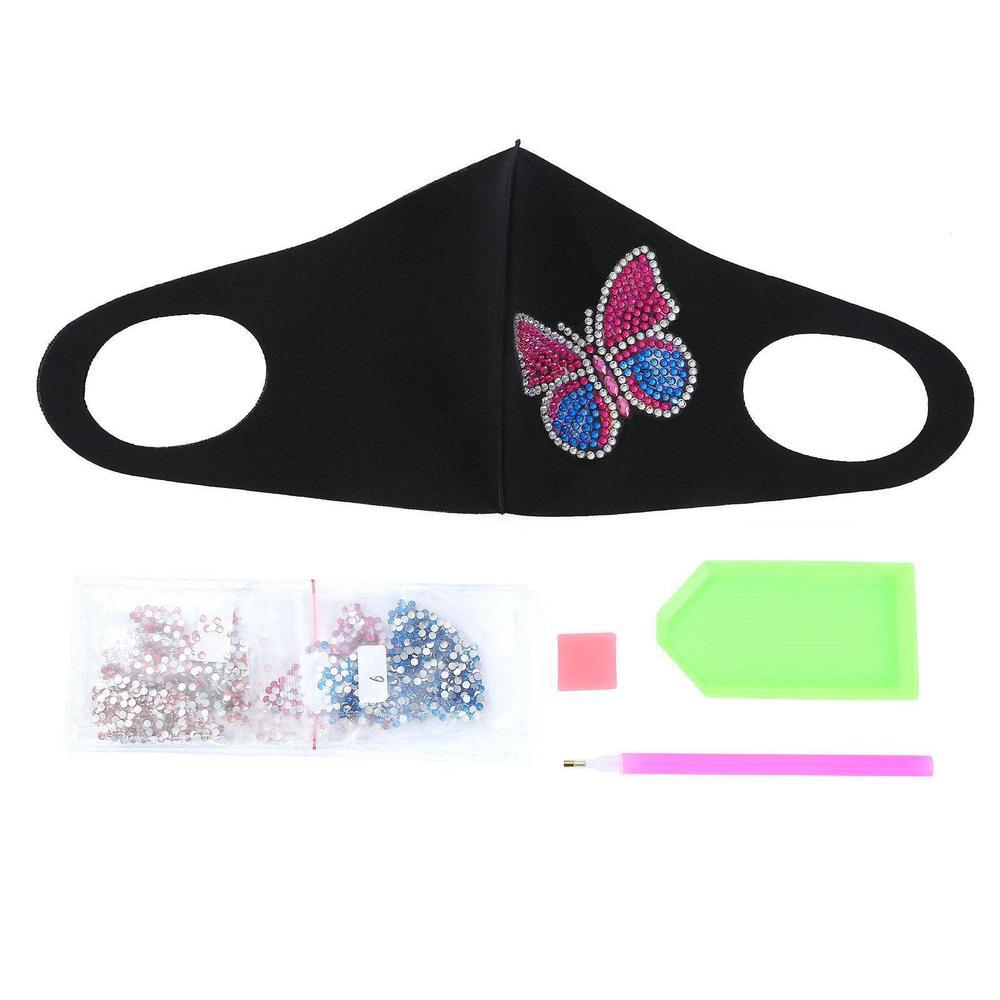 Butterfly - Diamond Painting Face Mask