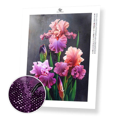 Beautiful Flowers - Diamond Painting Kit - Home Craftology