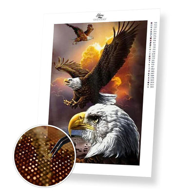 Eagles - Diamond Painting Kit - Home Craftology