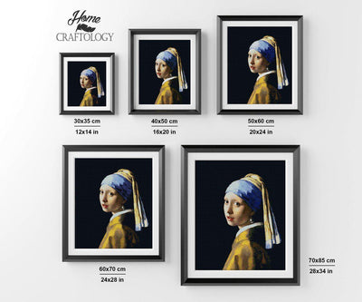 Girl with a Pearl Earring - Premium Diamond Painting Kit